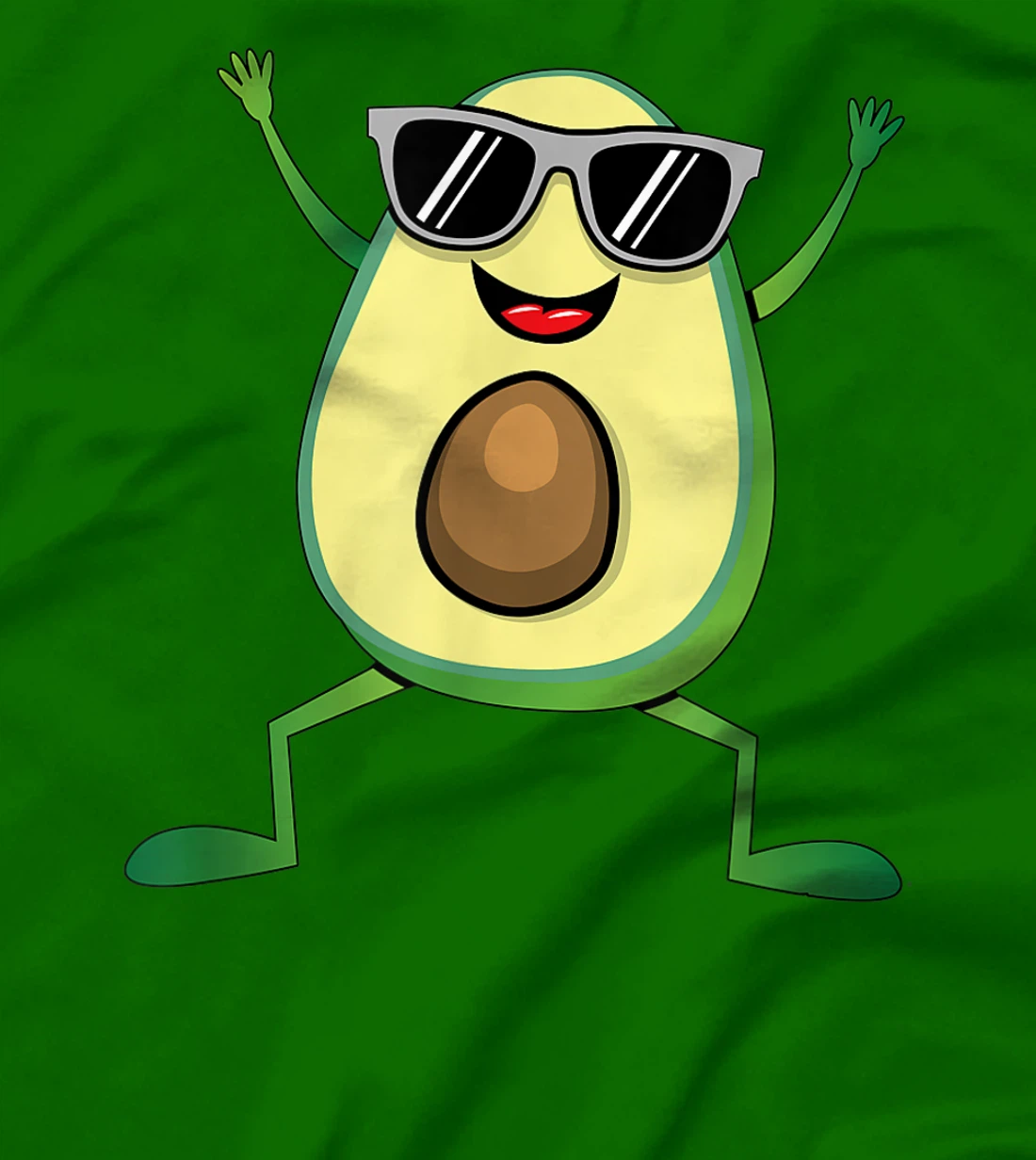 Womens Vegan Food Graphic - Guacamole - Cute Dancing Avocado T-Shirt, Kid T-Shirt and Women T-Shirt