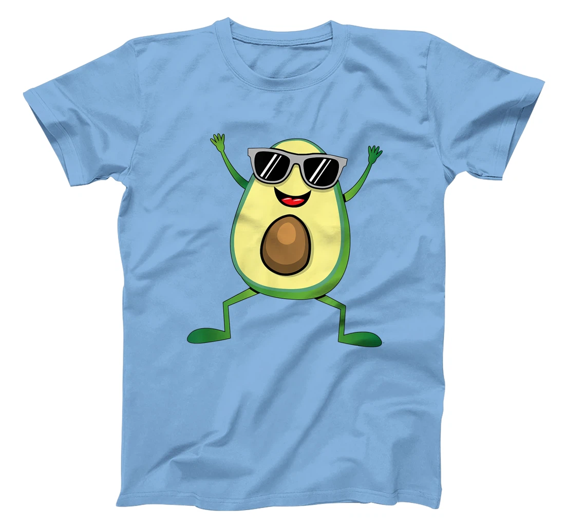 Womens Vegan Food Graphic - Guacamole - Cute Dancing Avocado T-Shirt, Kid T-Shirt and Women T-Shirt