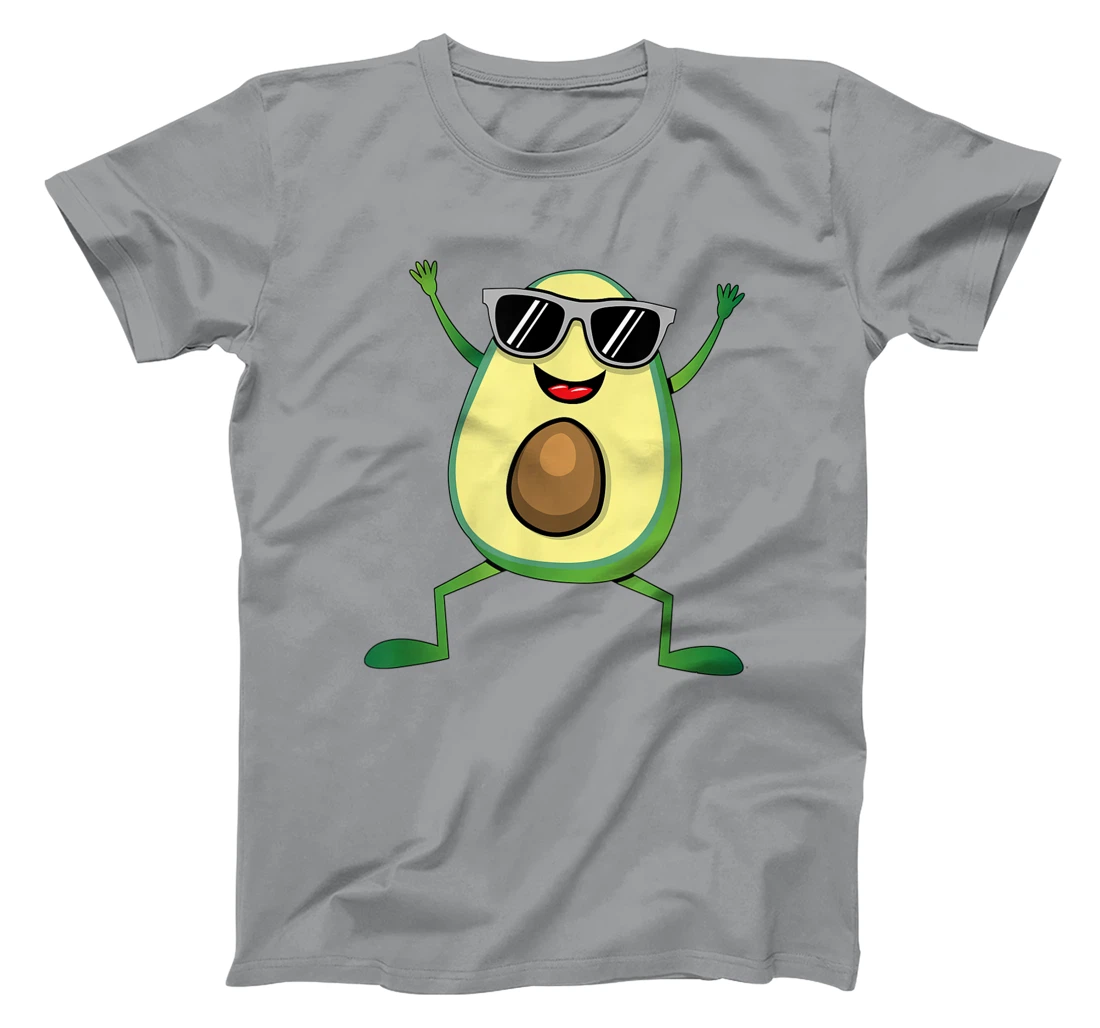 Womens Vegan Food Graphic - Guacamole - Cute Dancing Avocado T-Shirt, Kid T-Shirt and Women T-Shirt