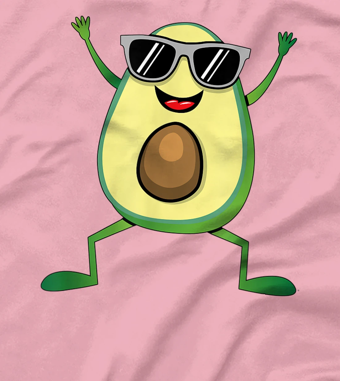 Womens Vegan Food Graphic - Guacamole - Cute Dancing Avocado T-Shirt, Kid T-Shirt and Women T-Shirt