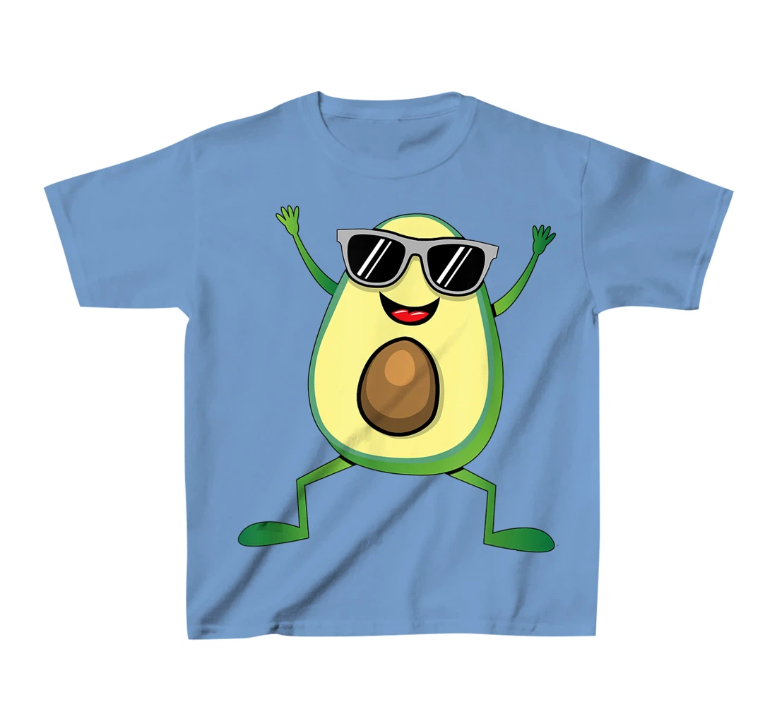 Womens Vegan Food Graphic - Guacamole - Cute Dancing Avocado T-Shirt, Kid T-Shirt and Women T-Shirt
