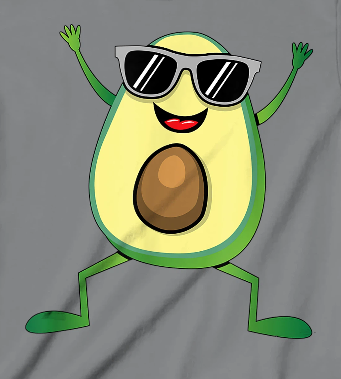 Womens Vegan Food Graphic - Guacamole - Cute Dancing Avocado T-Shirt, Kid T-Shirt and Women T-Shirt