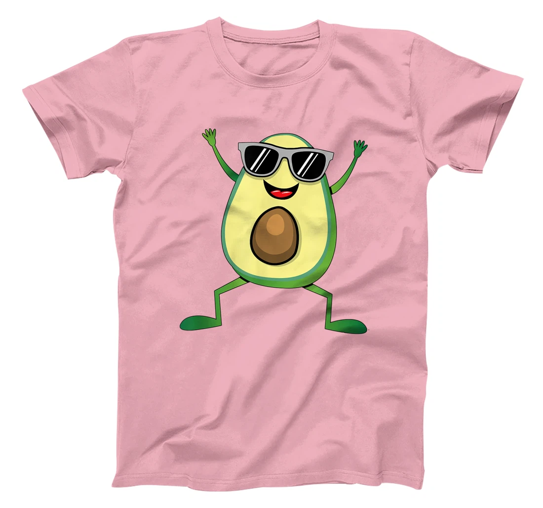 Womens Vegan Food Graphic - Guacamole - Cute Dancing Avocado T-Shirt, Kid T-Shirt and Women T-Shirt