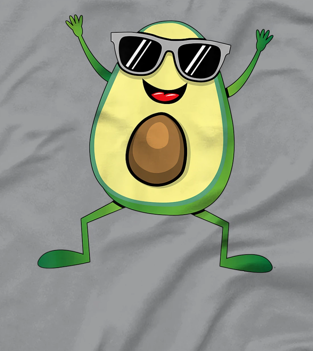 Womens Vegan Food Graphic - Guacamole - Cute Dancing Avocado T-Shirt, Kid T-Shirt and Women T-Shirt