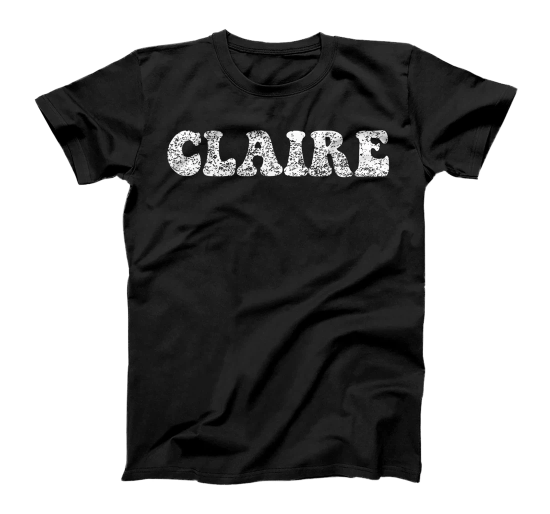 Distressed Grunge Worn Out Style Claire T-Shirt, Women T-Shirt