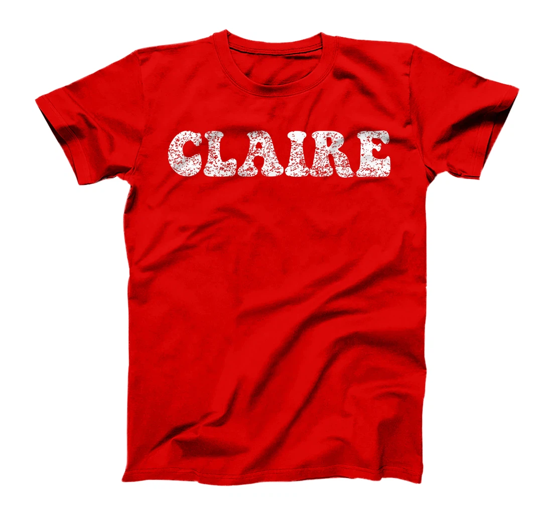 Distressed Grunge Worn Out Style Claire T-Shirt, Women T-Shirt