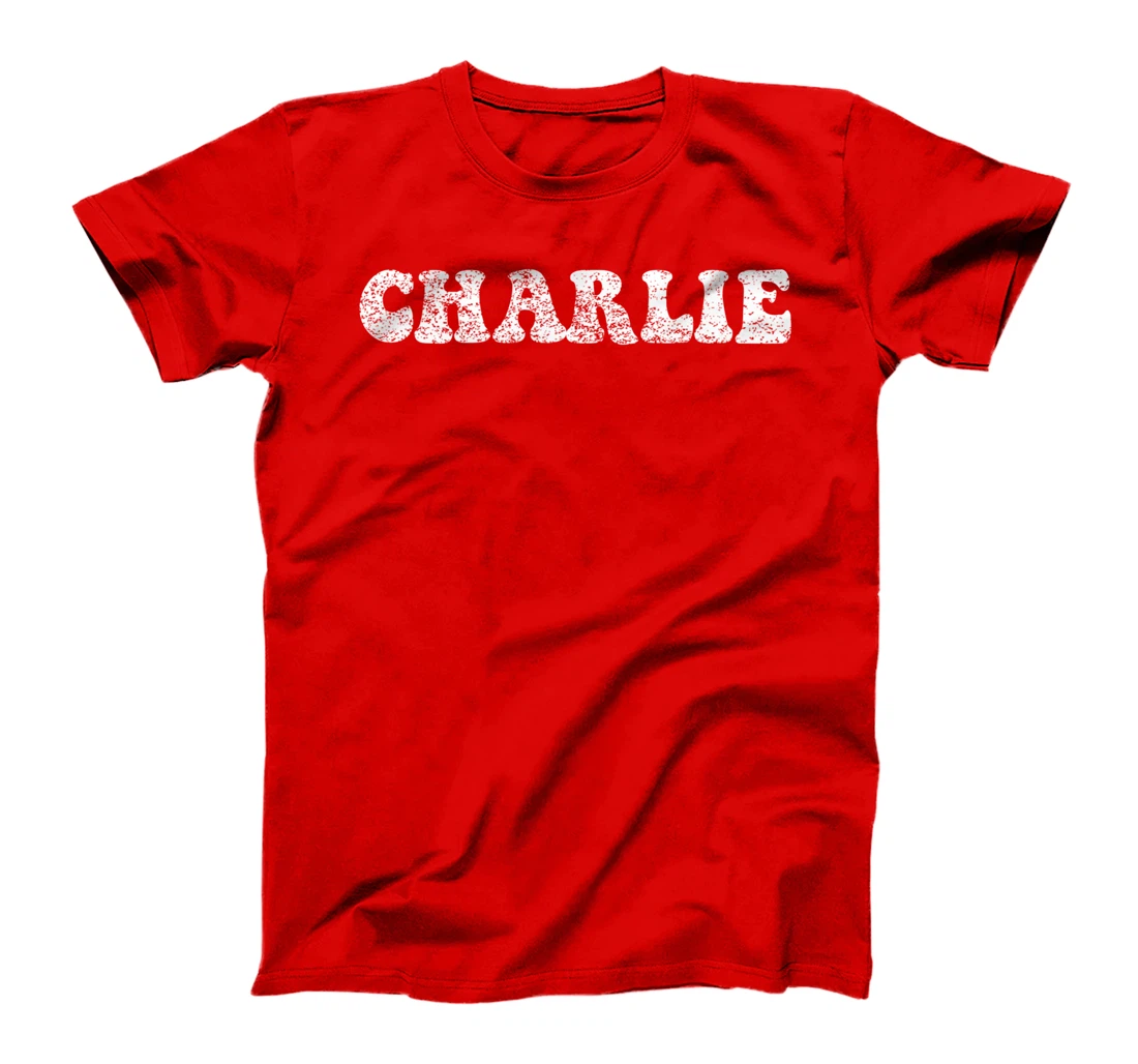 Distressed Grunge Worn Out Style Charlie T-Shirt
