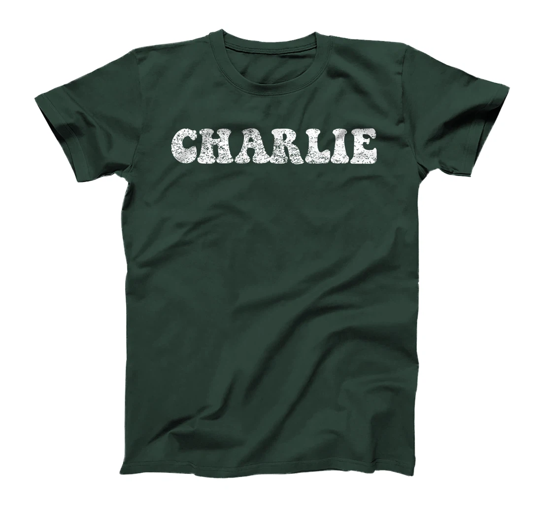 Distressed Grunge Worn Out Style Charlie T-Shirt