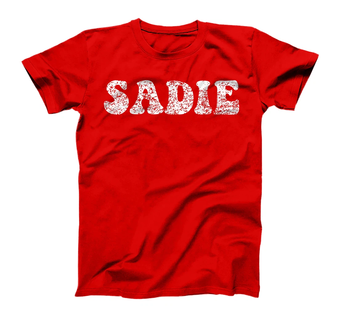 Distressed Grunge Worn Out Style Sadie T-Shirt, Women T-Shirt