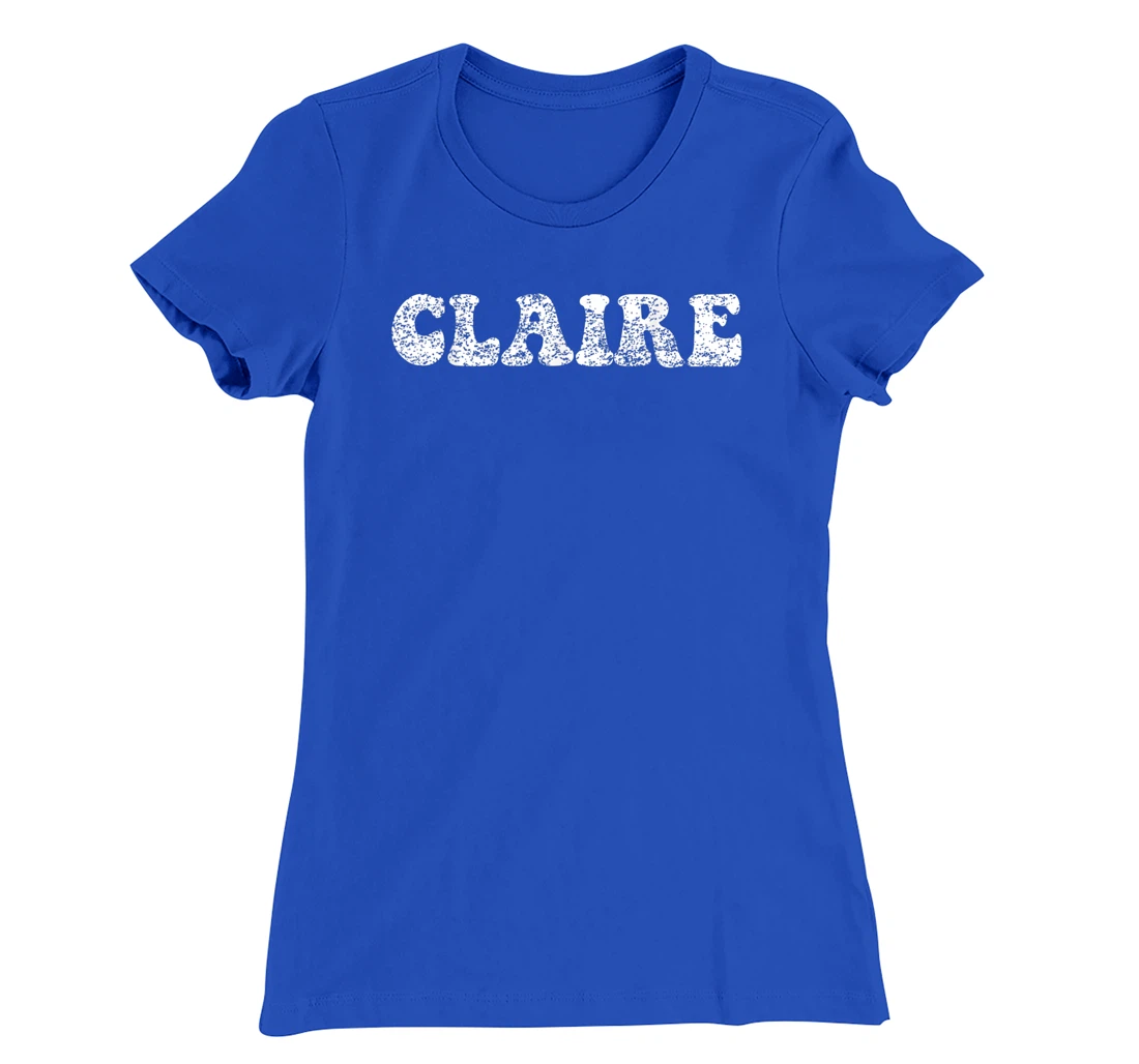 Distressed Grunge Worn Out Style Claire T-Shirt, Women T-Shirt