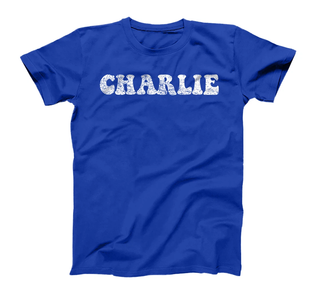 Distressed Grunge Worn Out Style Charlie T-Shirt