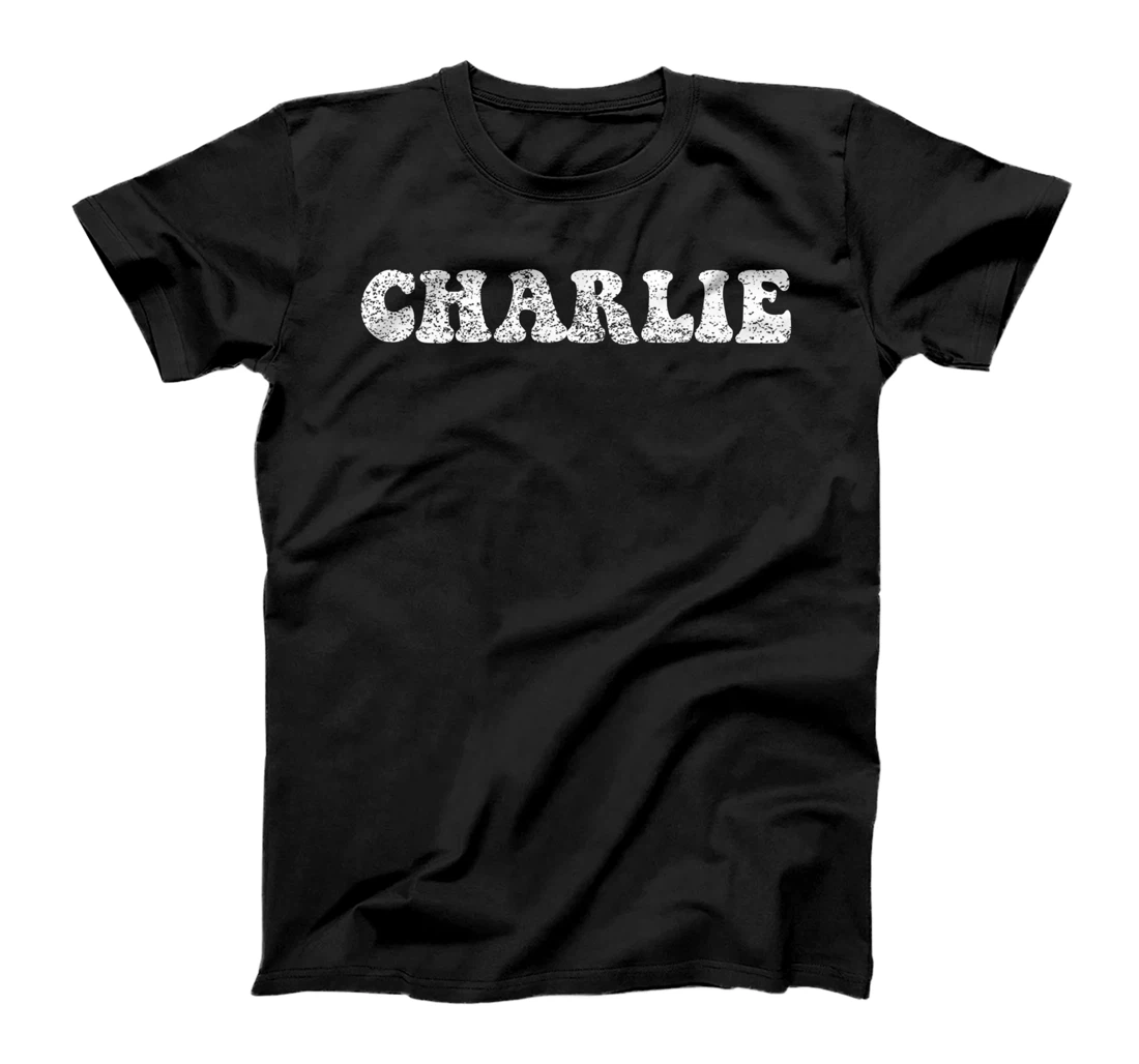 Distressed Grunge Worn Out Style Charlie T-Shirt