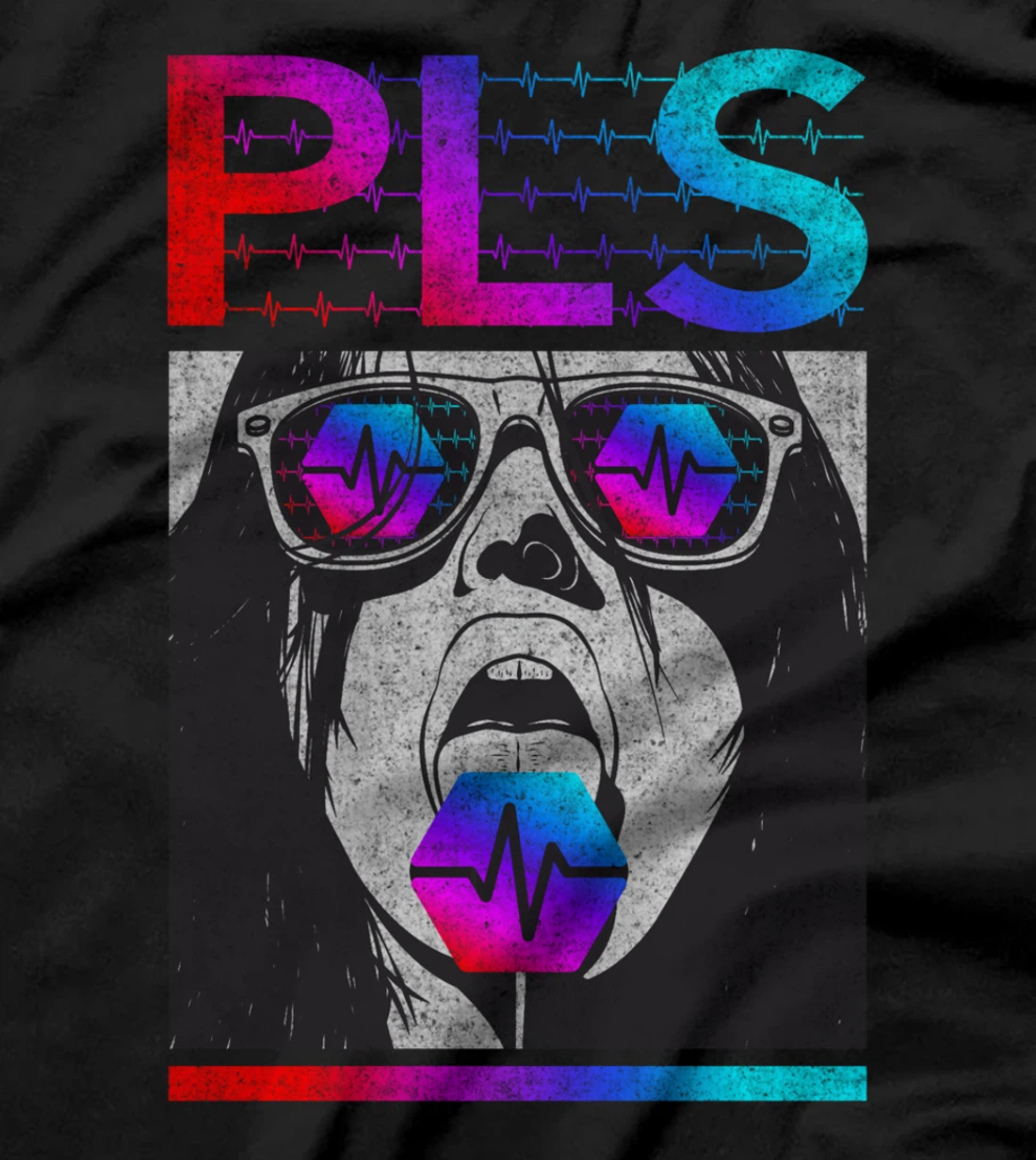 Hexicans Love PulseChain - Artistic Lollipop, HEX Investor T-Shirt