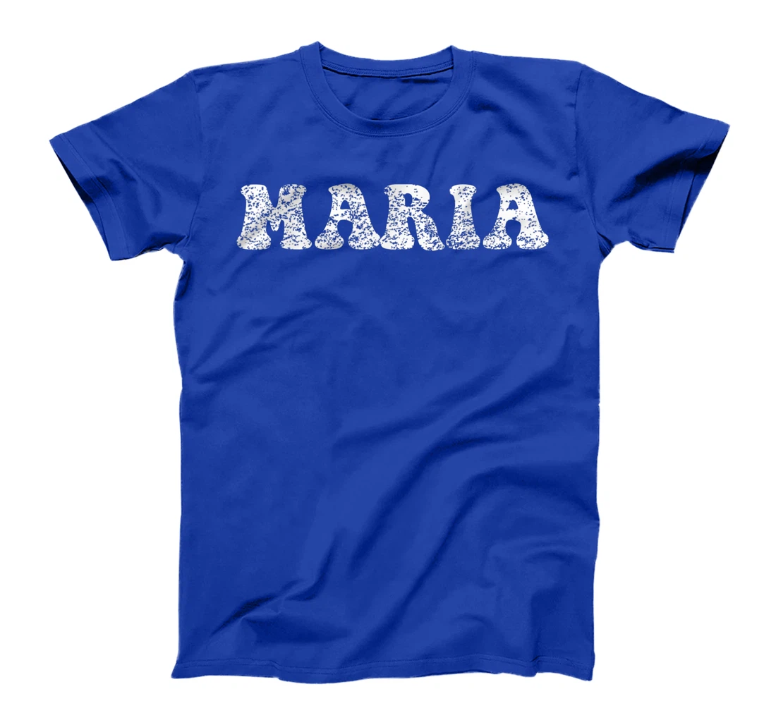 Distressed Grunge Worn Out Style Maria T-Shirt, Women T-Shirt