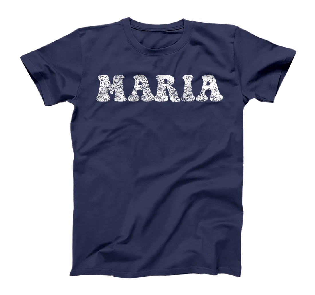 Distressed Grunge Worn Out Style Maria T-Shirt, Women T-Shirt