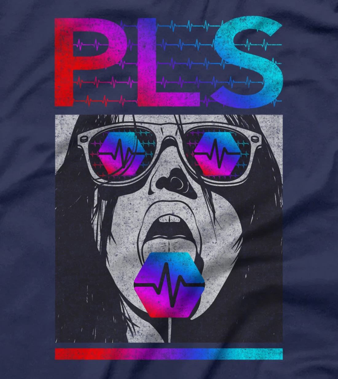 Hexicans Love PulseChain - Artistic Lollipop, HEX Investor T-Shirt