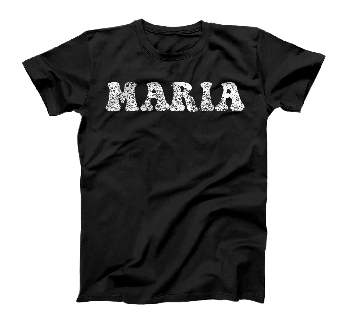Distressed Grunge Worn Out Style Maria T-Shirt, Women T-Shirt