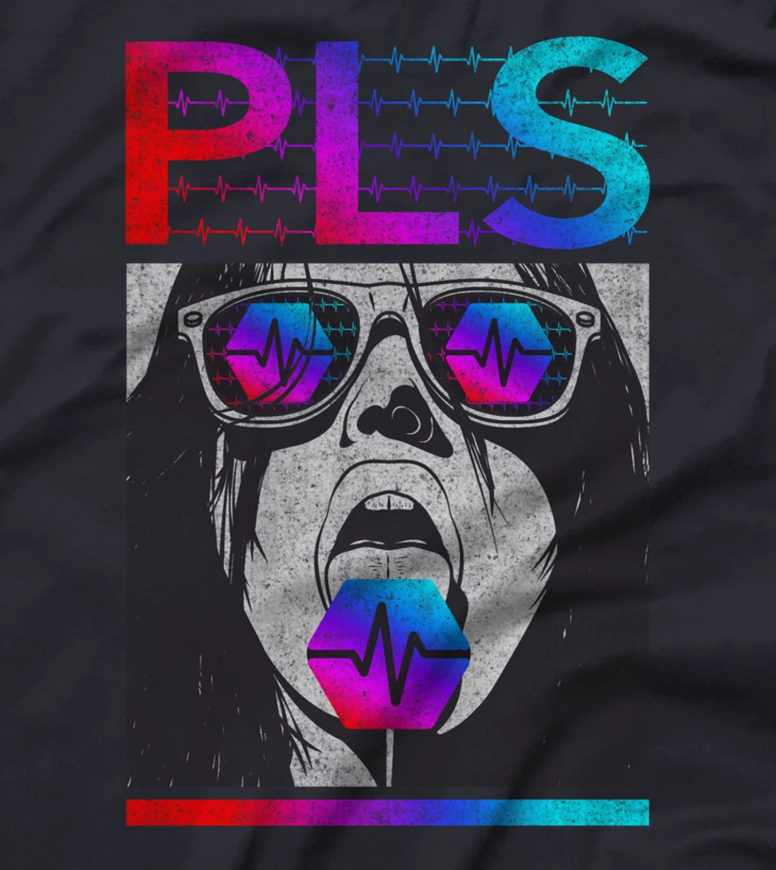 Hexicans Love PulseChain - Artistic Lollipop, HEX Investor T-Shirt