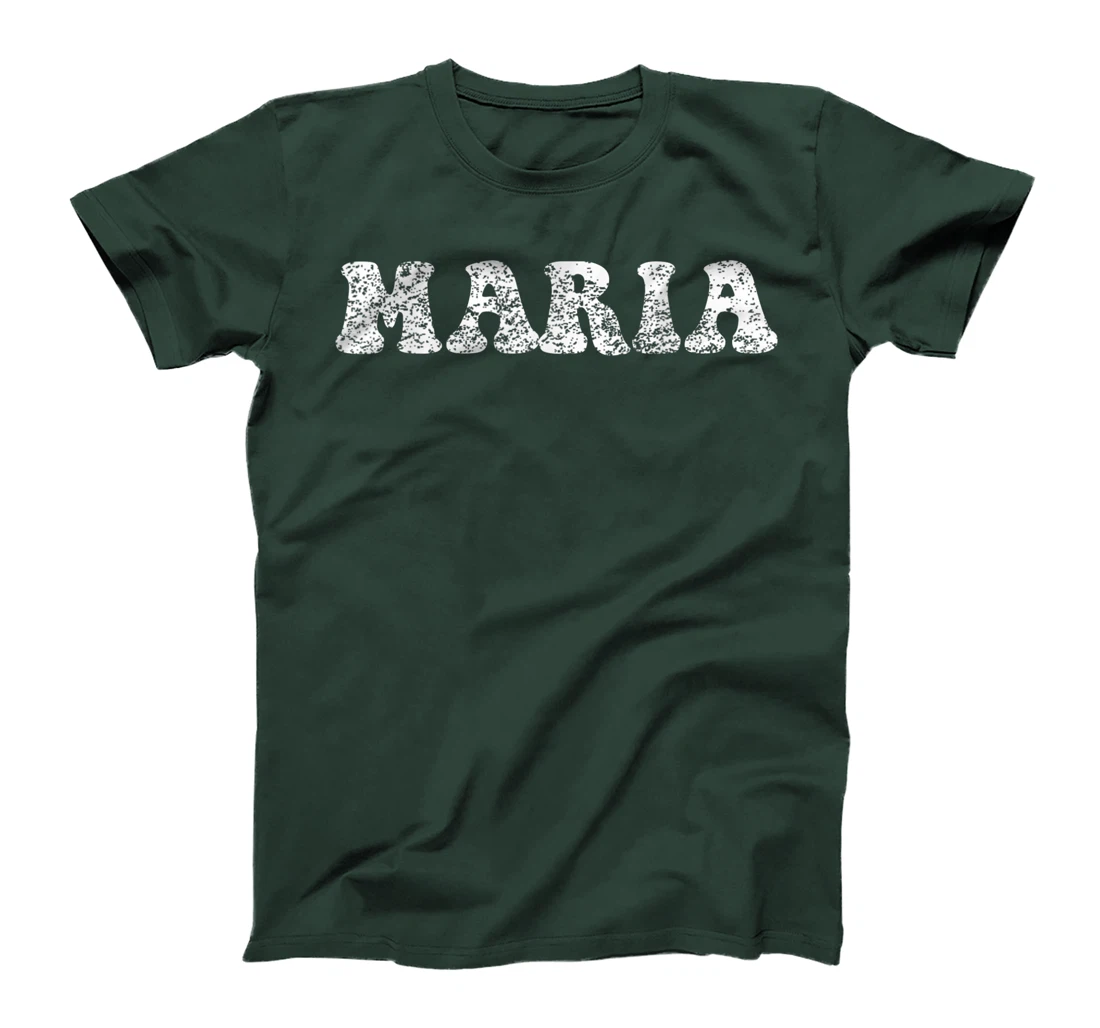 Distressed Grunge Worn Out Style Maria T-Shirt, Women T-Shirt