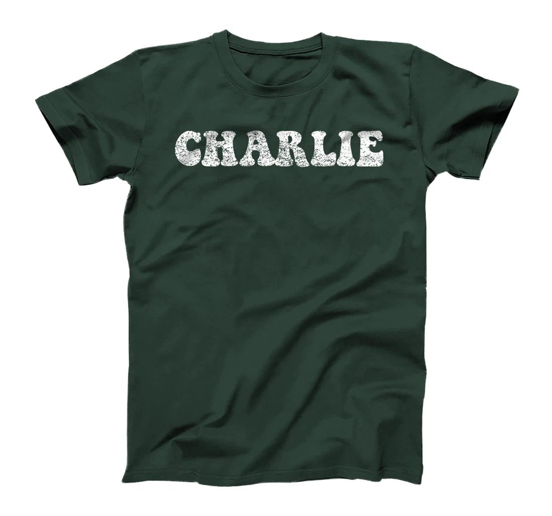 Distressed Grunge Worn Out Style Charlie T-Shirt