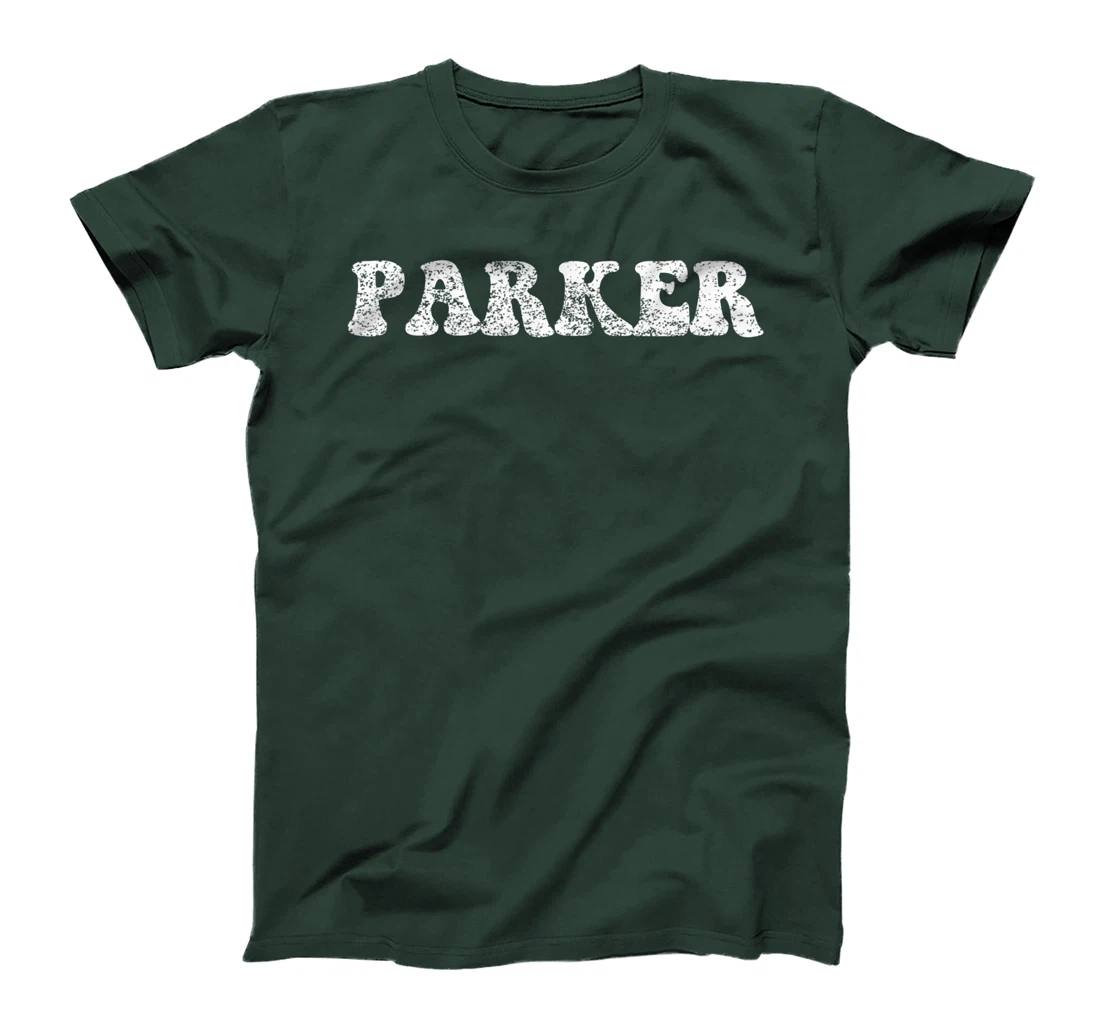 Distressed Grunge Worn Out Style Parker T-Shirt