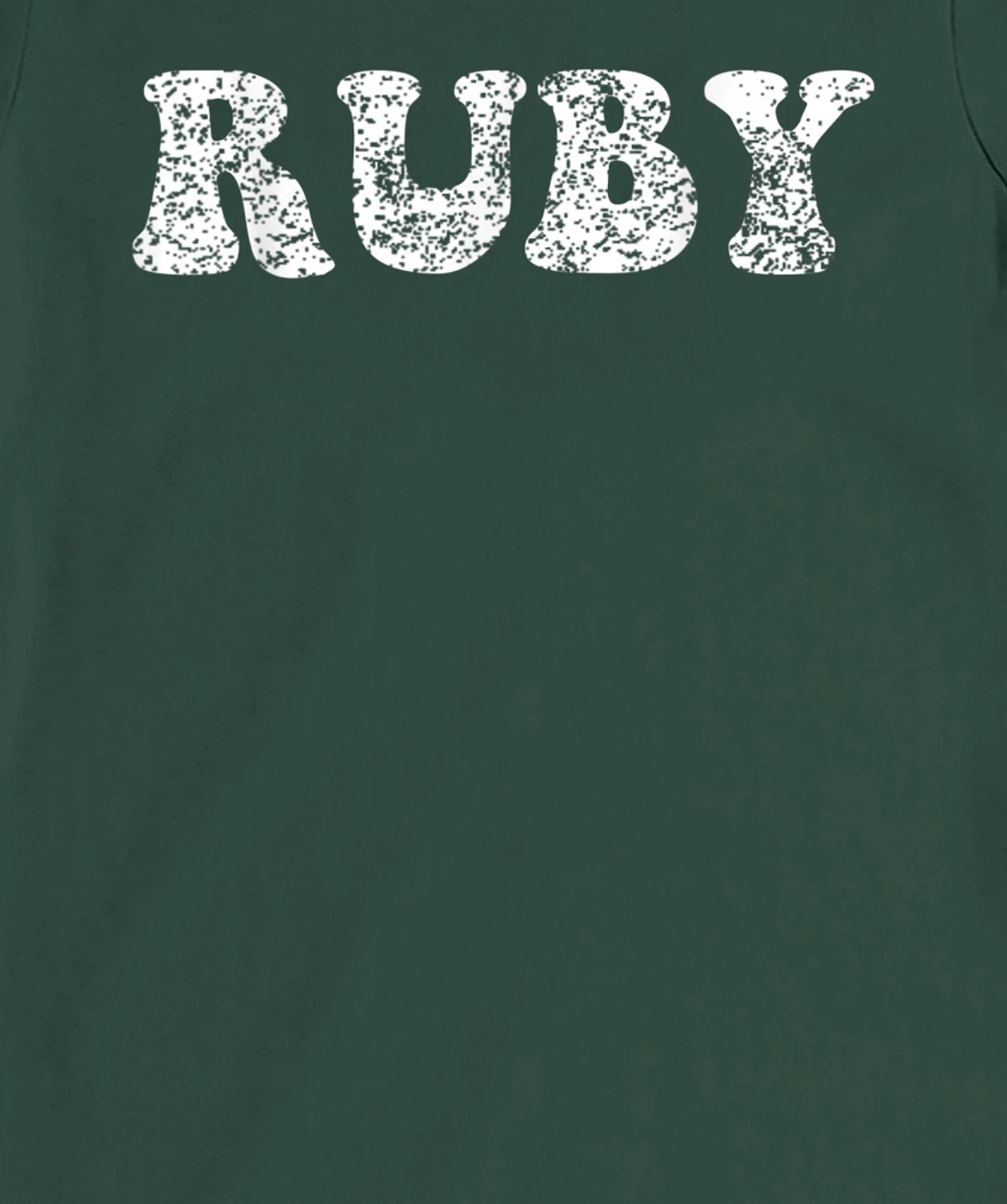 Distressed Grunge Worn Out Style Ruby T-Shirt, Women T-Shirt