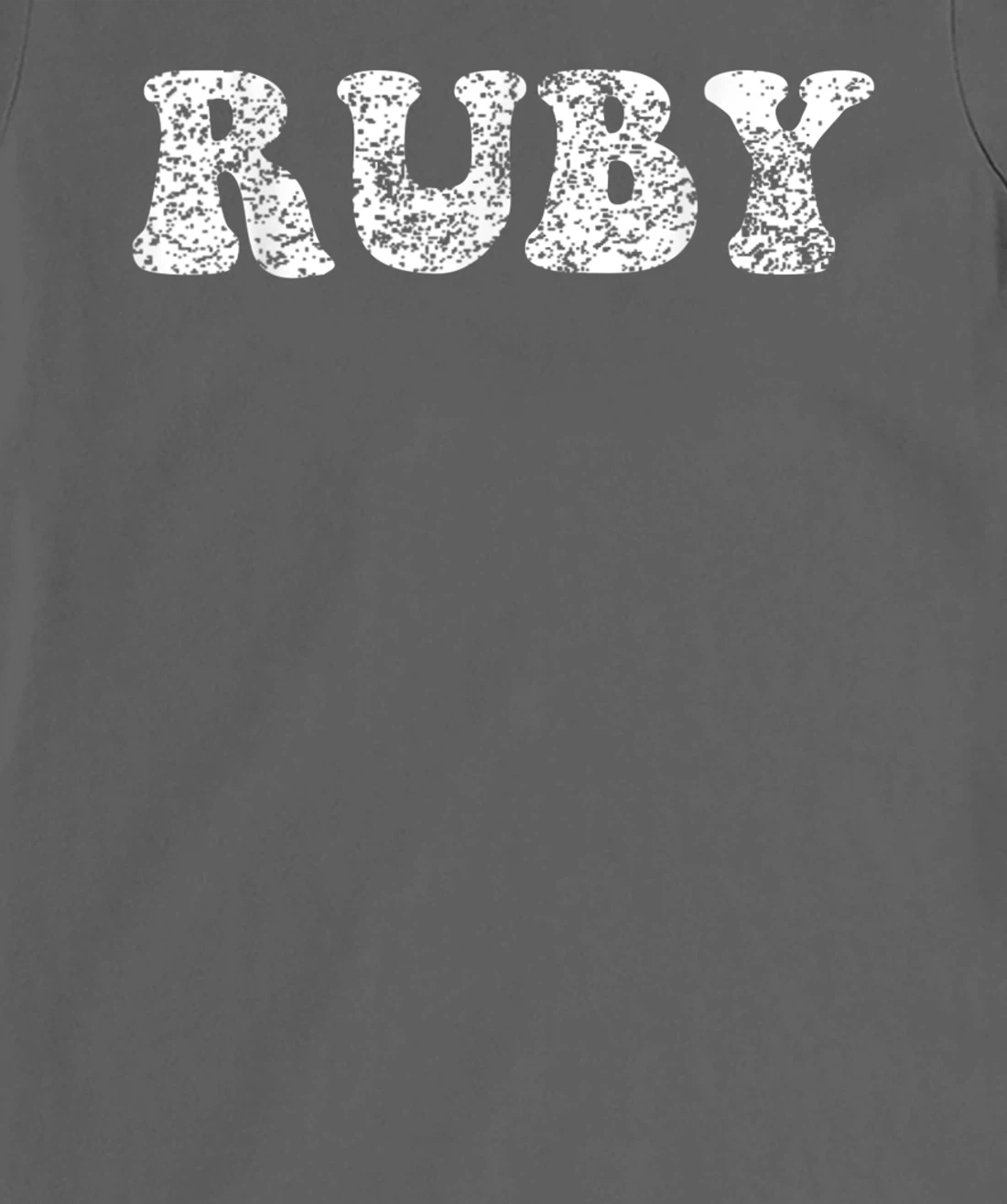 Distressed Grunge Worn Out Style Ruby T-Shirt, Women T-Shirt