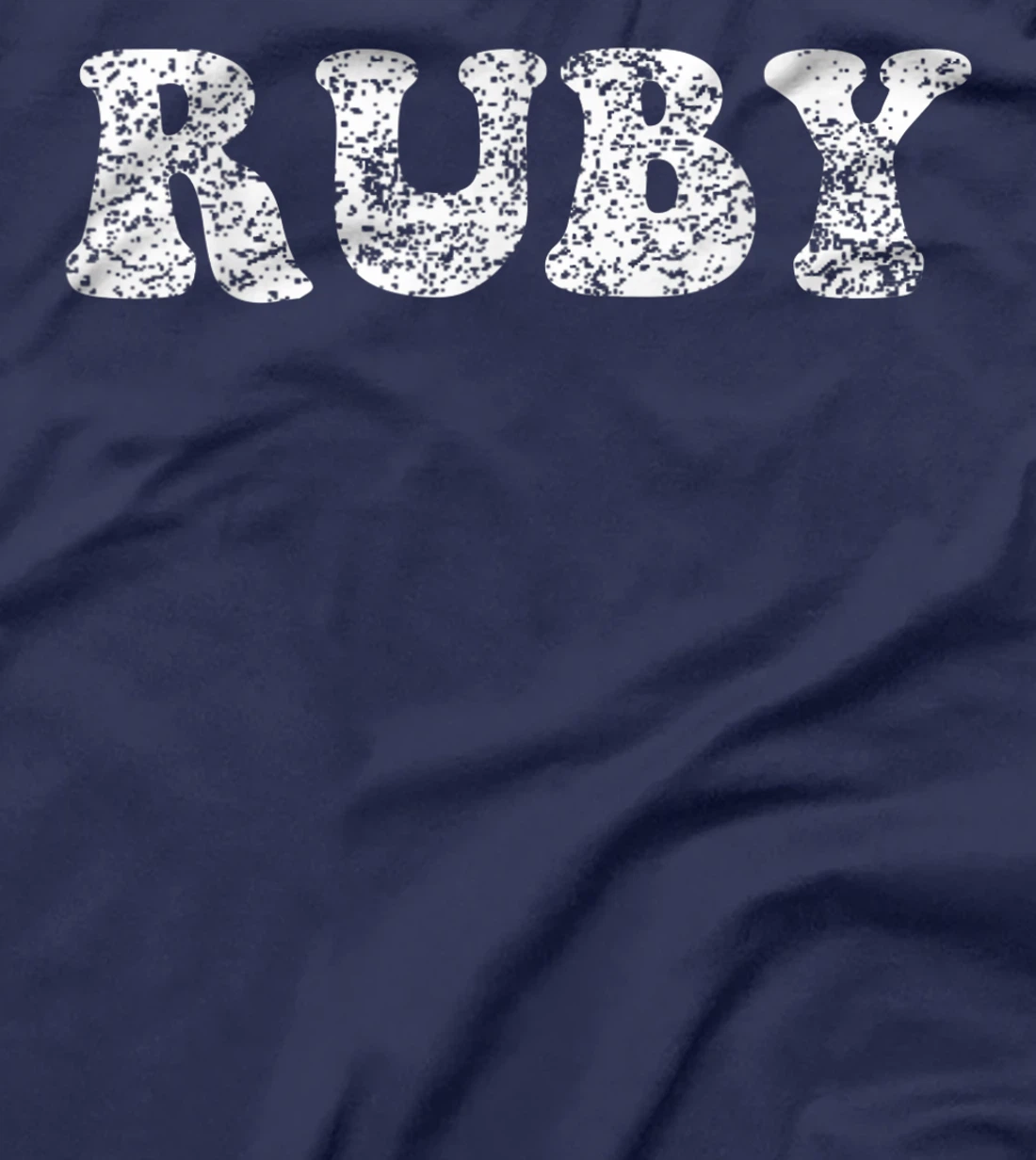 Distressed Grunge Worn Out Style Ruby T-Shirt, Women T-Shirt