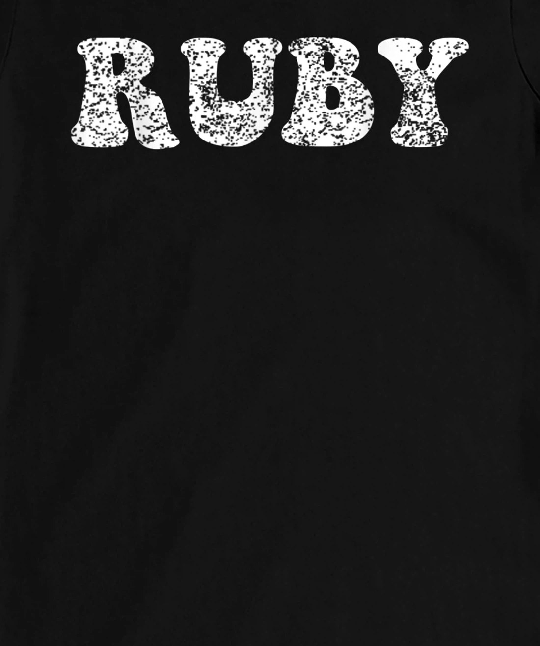 Distressed Grunge Worn Out Style Ruby T-Shirt, Women T-Shirt