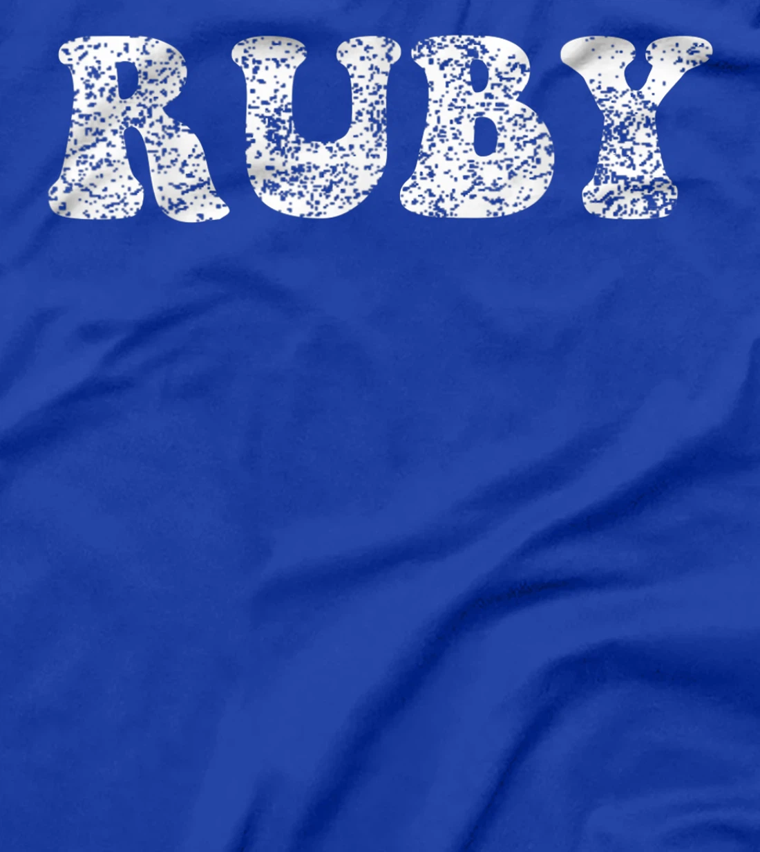 Distressed Grunge Worn Out Style Ruby T-Shirt, Women T-Shirt