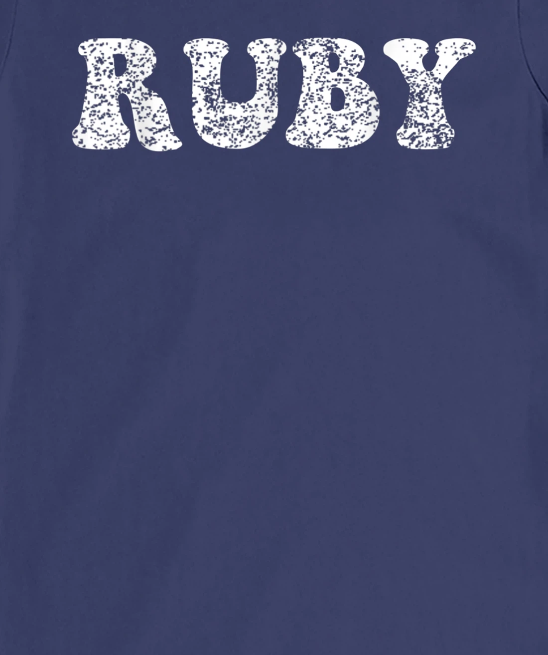 Distressed Grunge Worn Out Style Ruby T-Shirt, Women T-Shirt