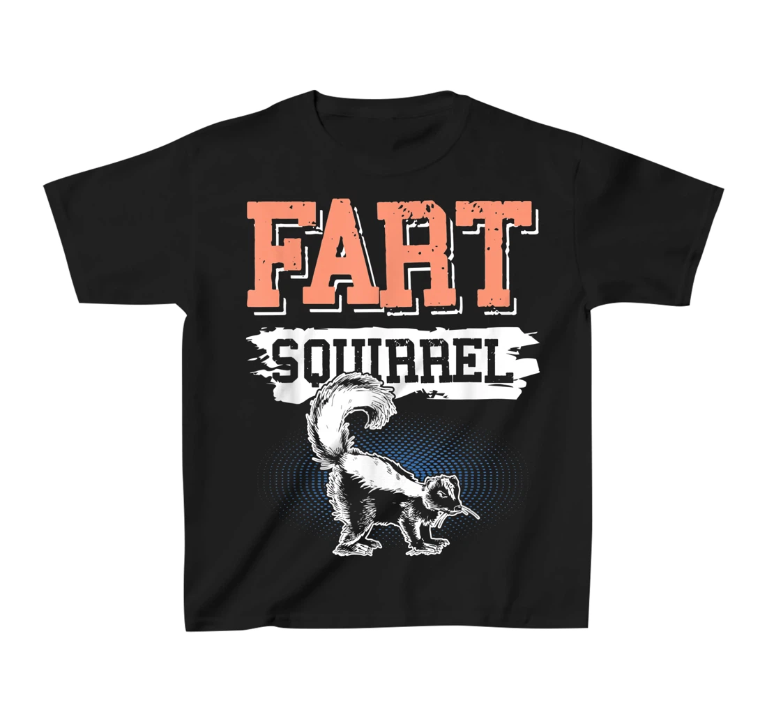 Fart Squirrel Skunk Wrong Animal Name Pun Joke Meme Gag T-Shirt, Kid T-Shirt and Women T-Shirt