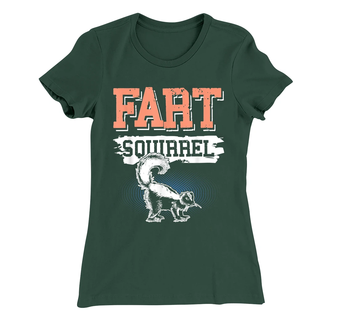 Fart Squirrel Skunk Wrong Animal Name Pun Joke Meme Gag T-Shirt, Kid T-Shirt and Women T-Shirt