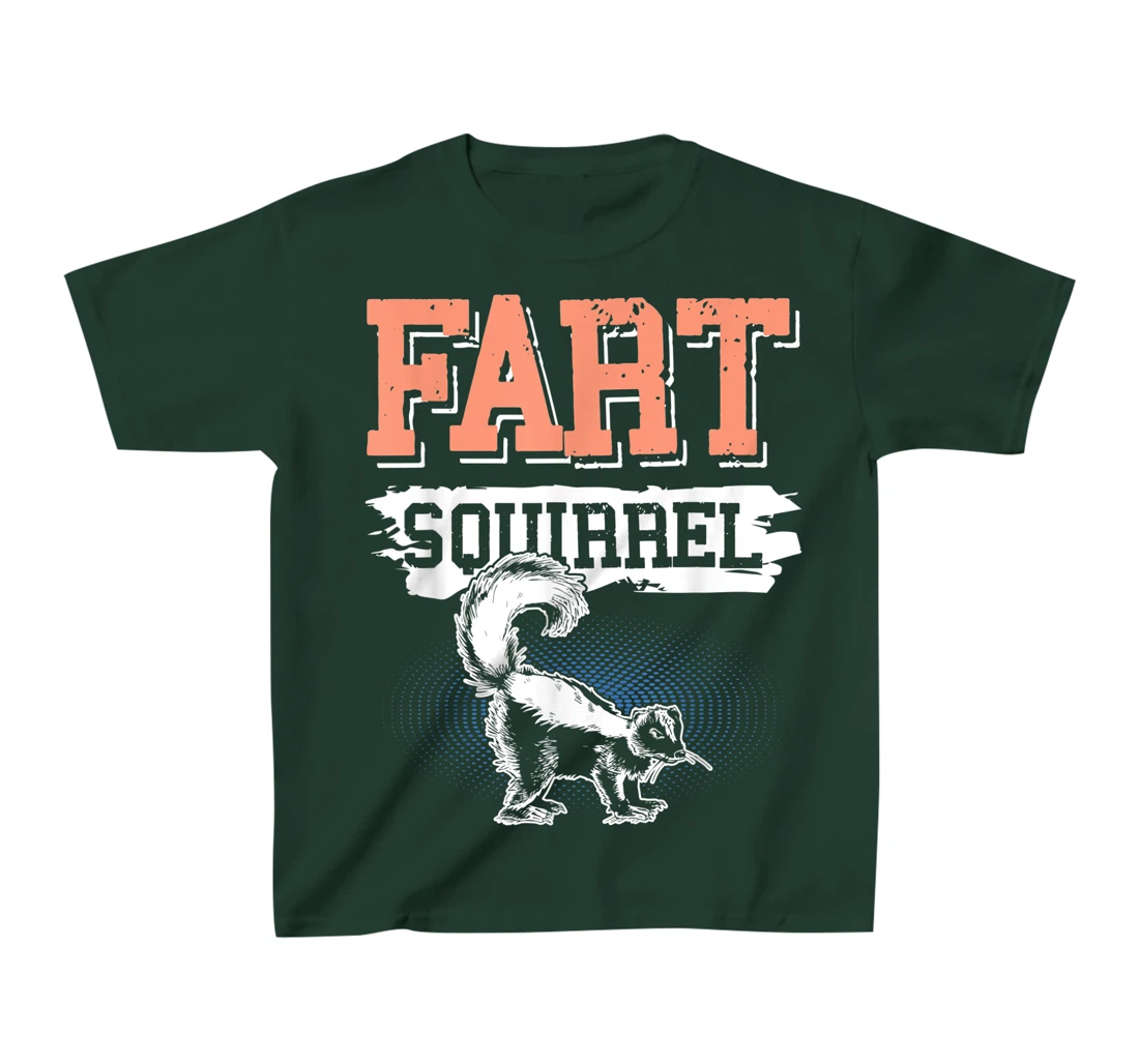 Fart Squirrel Skunk Wrong Animal Name Pun Joke Meme Gag T-Shirt, Kid T-Shirt and Women T-Shirt