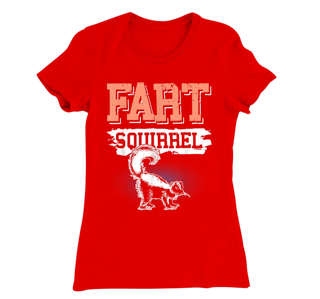 Fart Squirrel Skunk Wrong Animal Name Pun Joke Meme Gag T-Shirt, Kid T-Shirt and Women T-Shirt