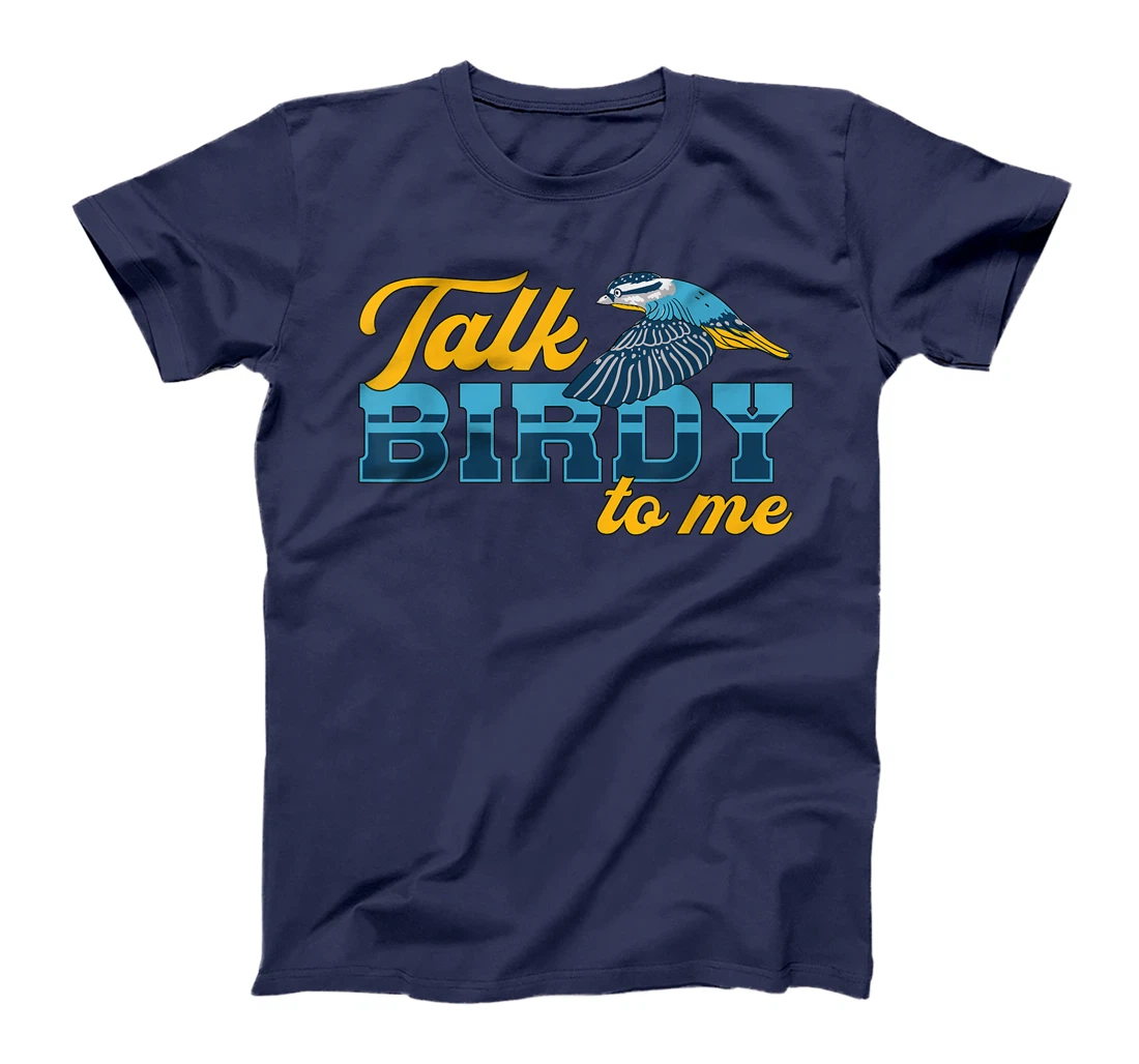 Watch Birds Talk Birdy To Me Vintage Retro Bird Watcher T-Shirt, Women T-Shirt