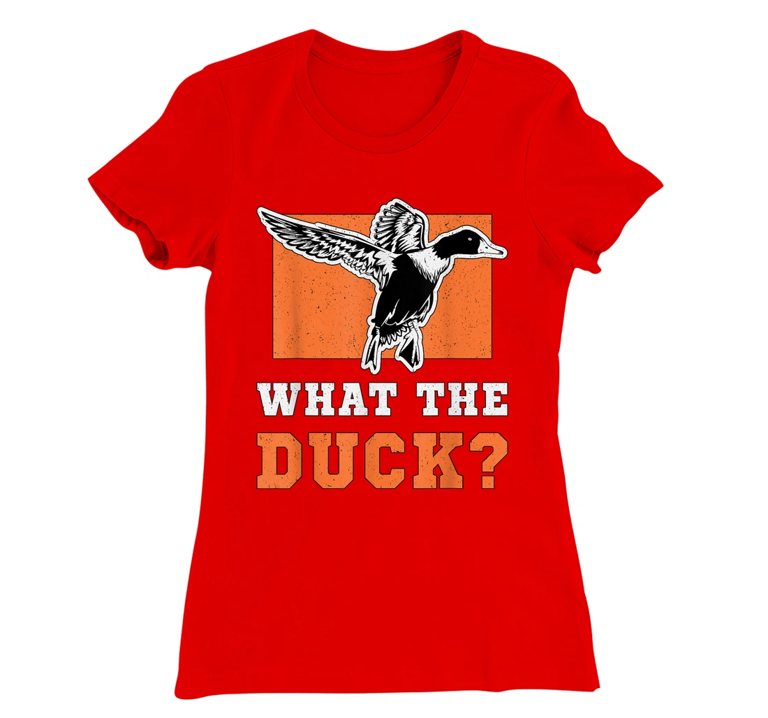 Watch Birds What The Duck Birding Vintage Funny Bird Watcher T-Shirt, Women T-Shirt