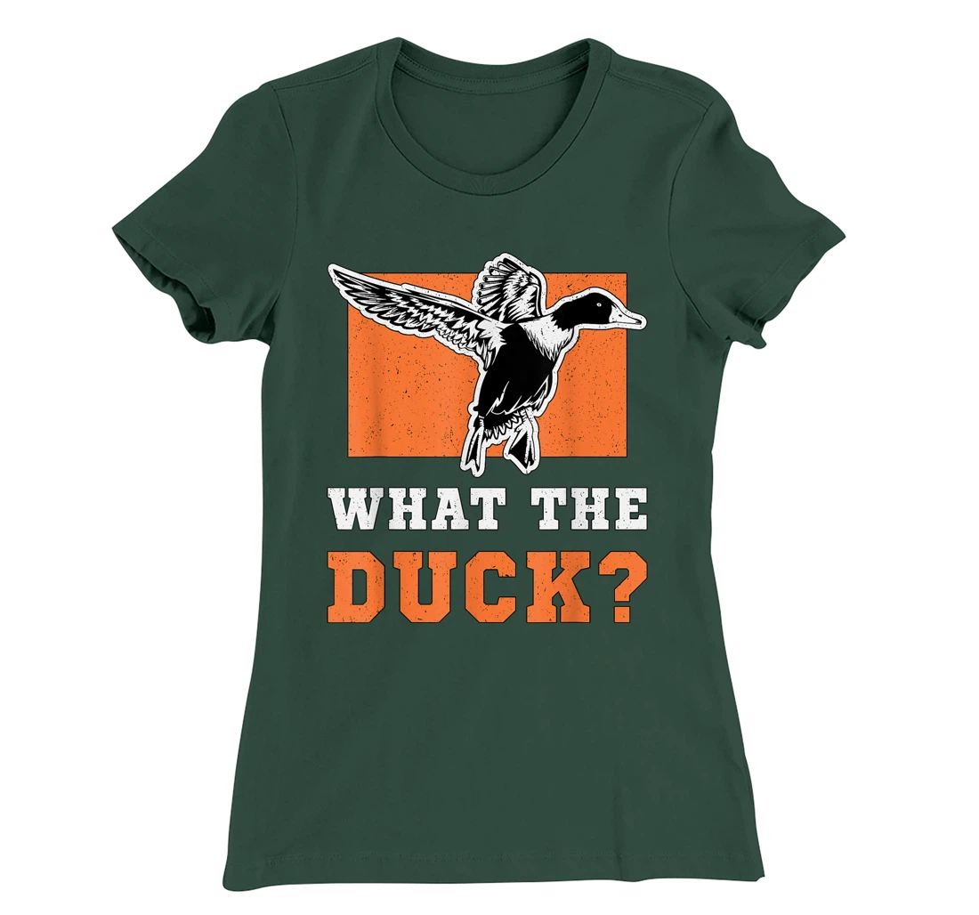 Watch Birds What The Duck Birding Vintage Funny Bird Watcher T-Shirt, Women T-Shirt