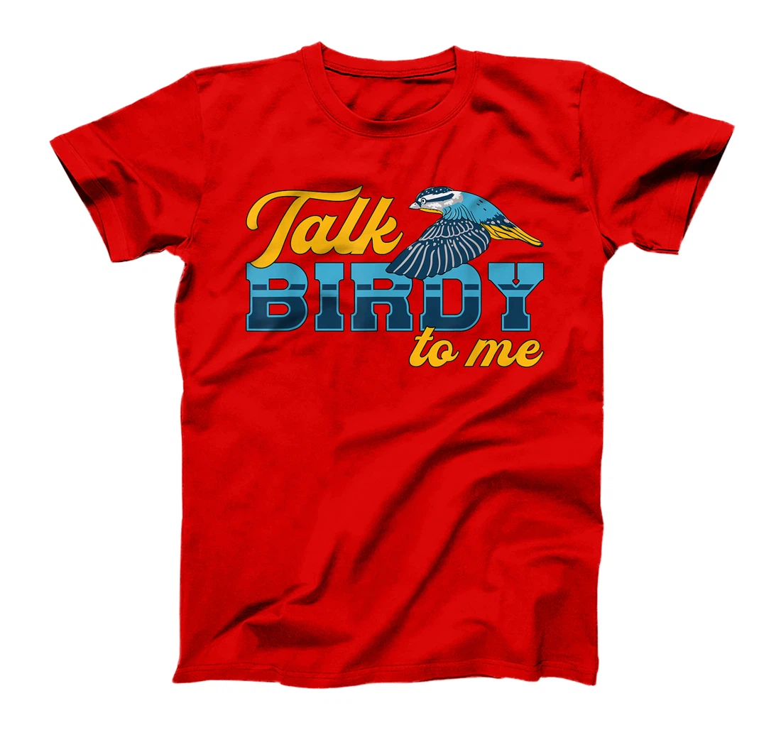 Watch Birds Talk Birdy To Me Vintage Retro Bird Watcher T-Shirt, Women T-Shirt