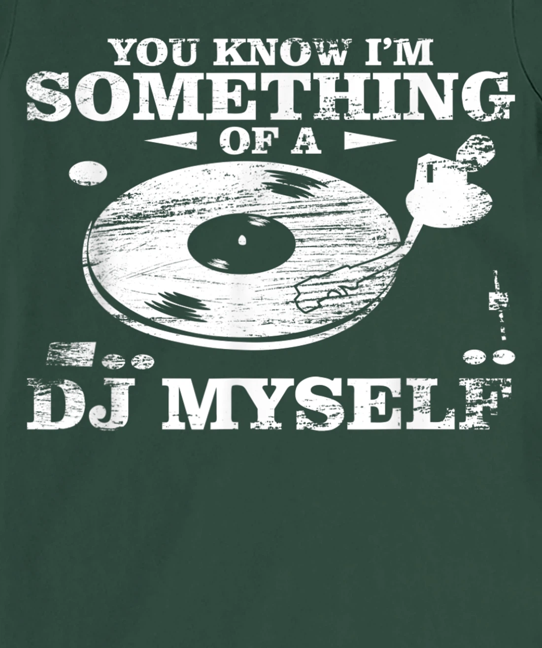 Disc Jockey Clothing - You know I'm Something of a DJ Myself T-Shirt, Women T-Shirt