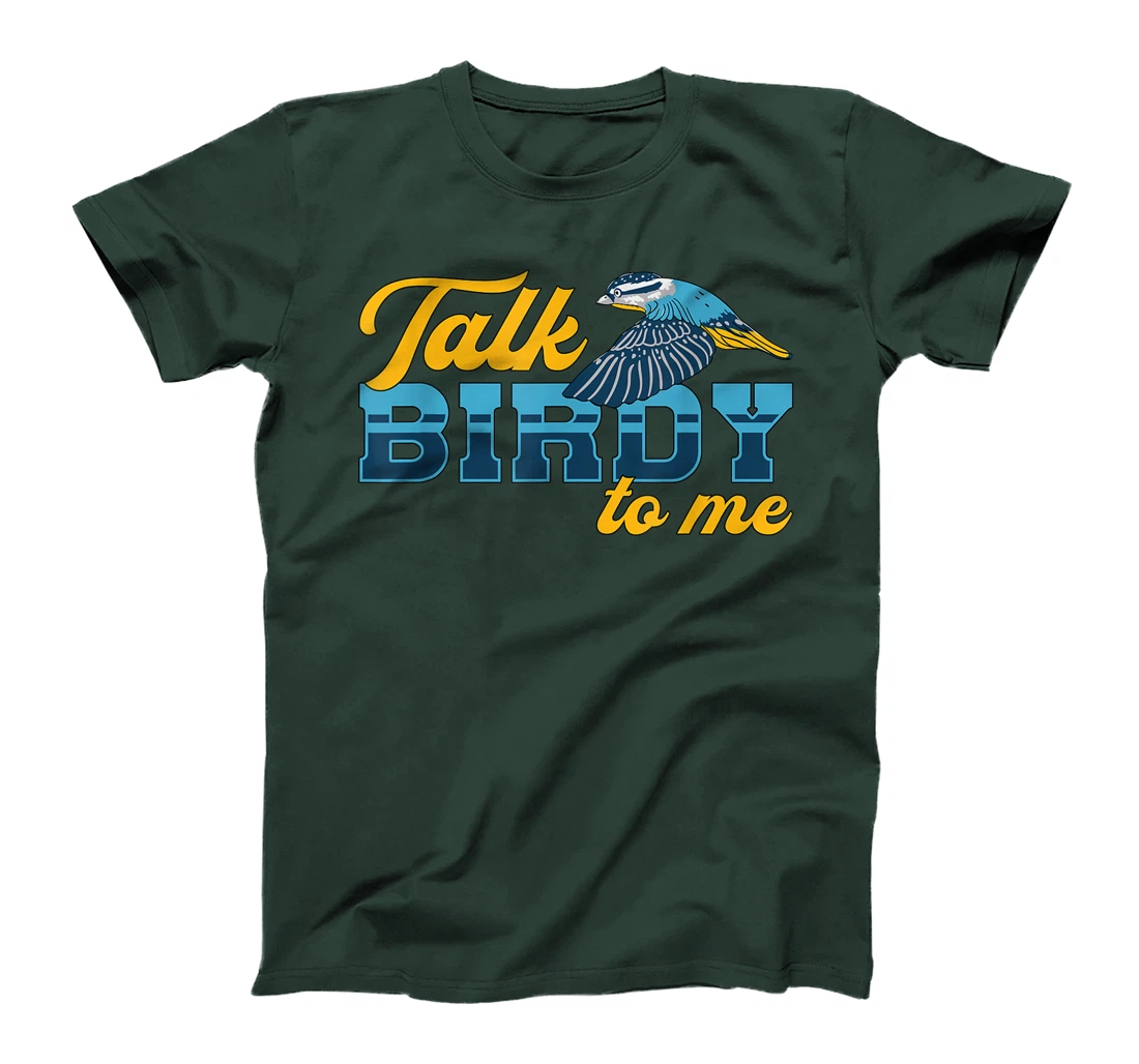 Watch Birds Talk Birdy To Me Vintage Retro Bird Watcher T-Shirt, Women T-Shirt