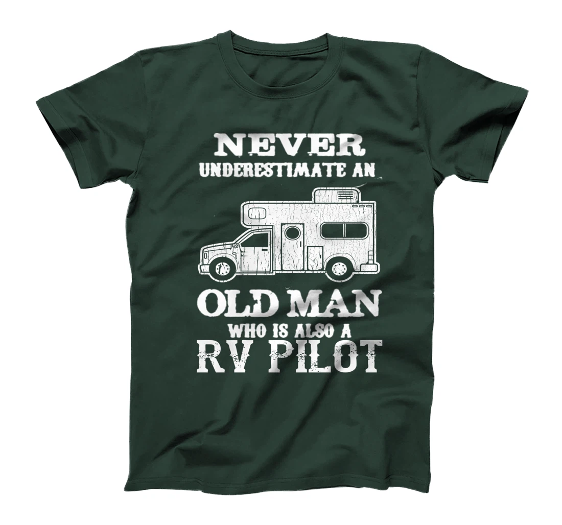 RV Pilot Camper Caravan Funny Camping Camp T-Shirt