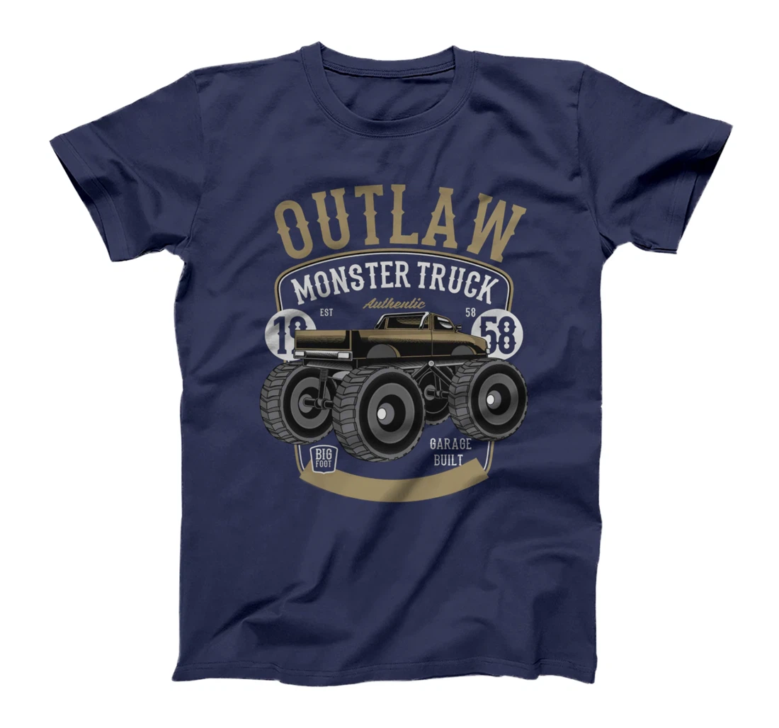 Outlaw Monster Truck Big Foot 58 Est T-Shirt