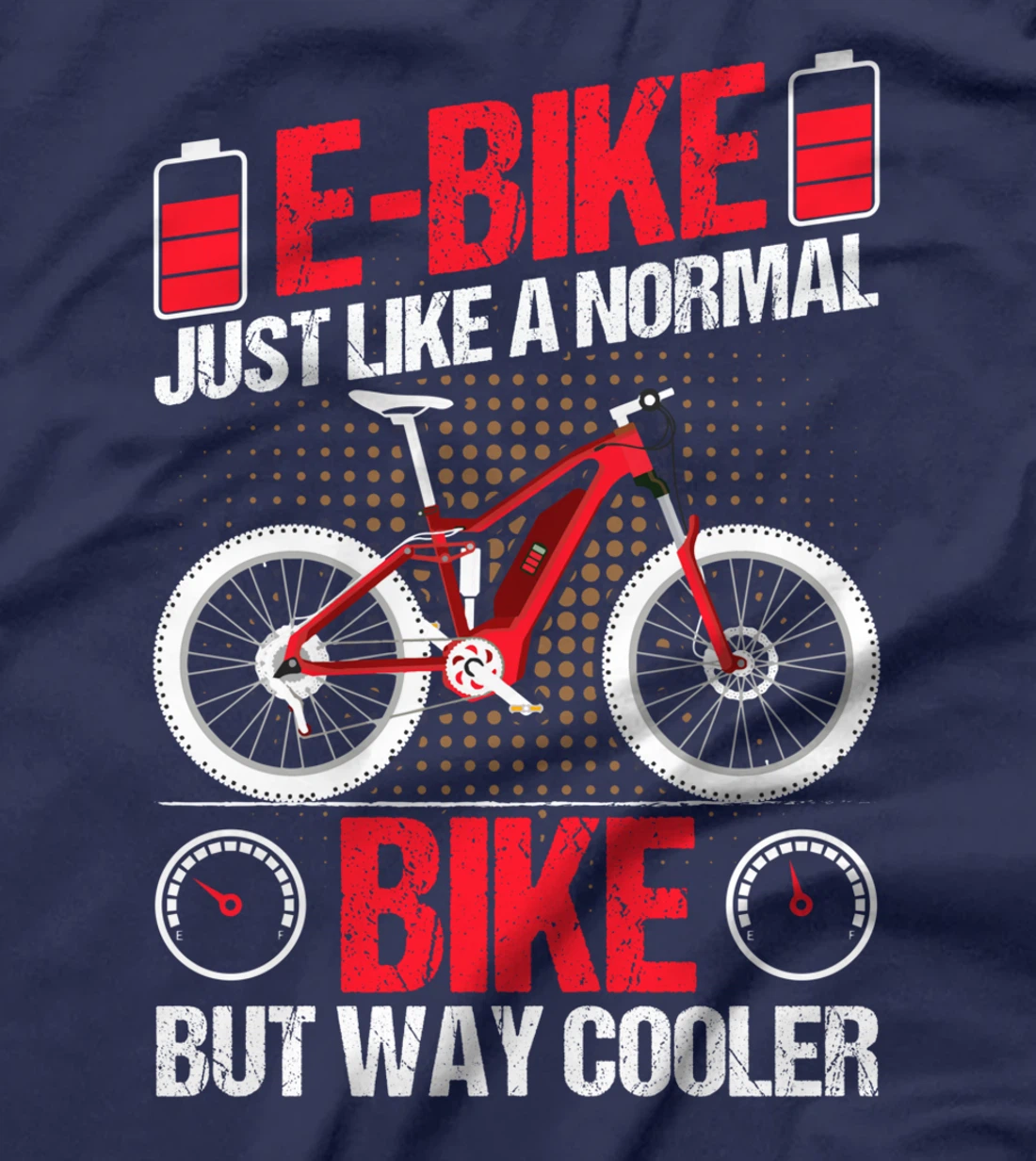 E-Bike MTB bicycle T-Shirt