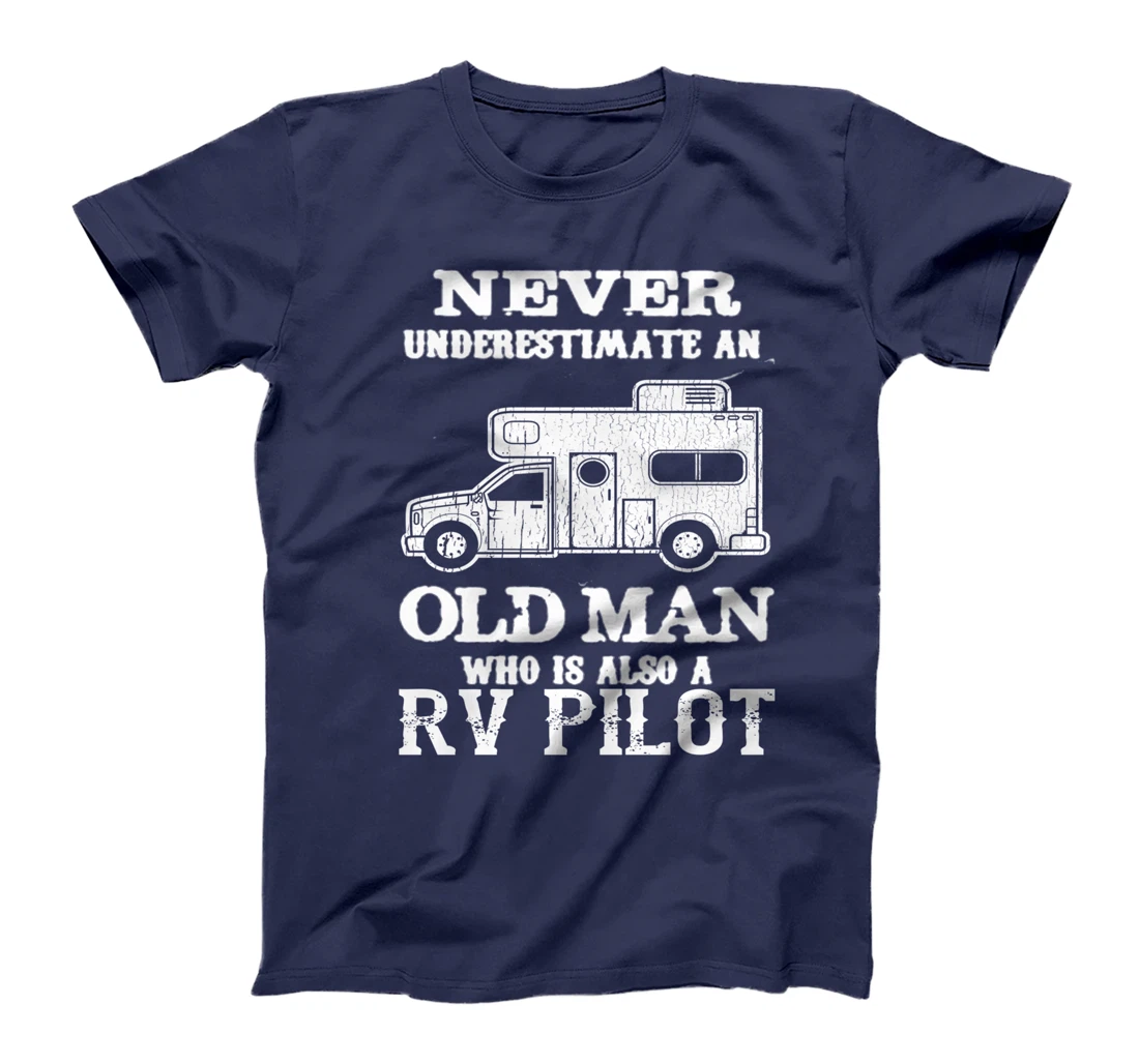 RV Pilot Camper Caravan Funny Camping Camp T-Shirt