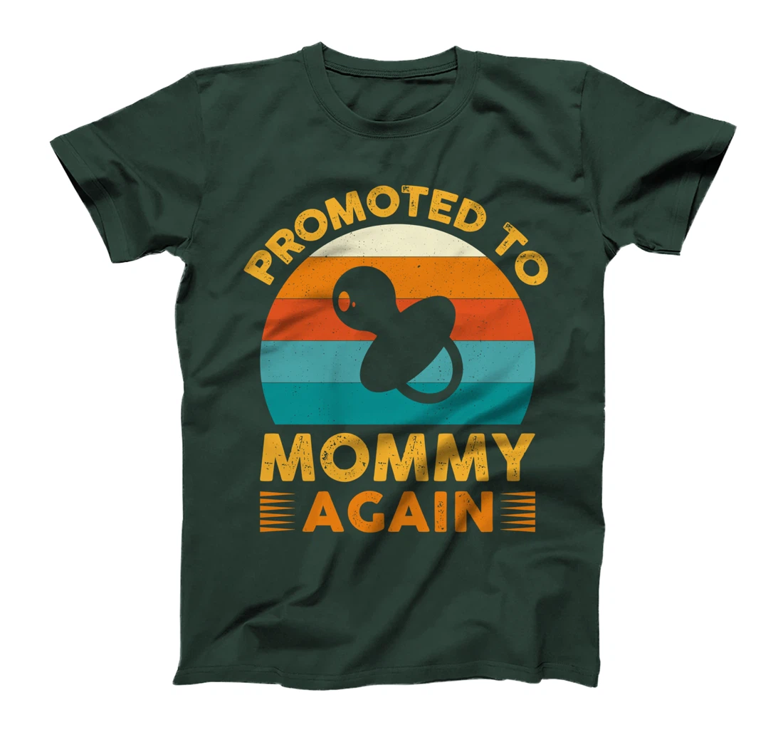 Soon To Be Mommy Again Vintage Promoted To Mommy Again T-Shirt