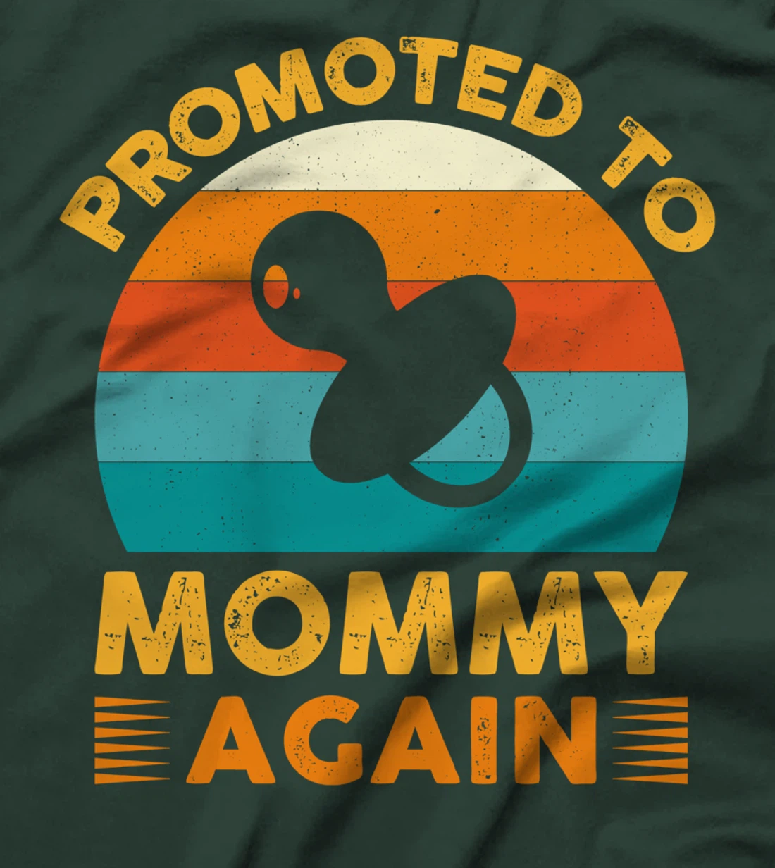 Soon To Be Mommy Again Vintage Promoted To Mommy Again T-Shirt