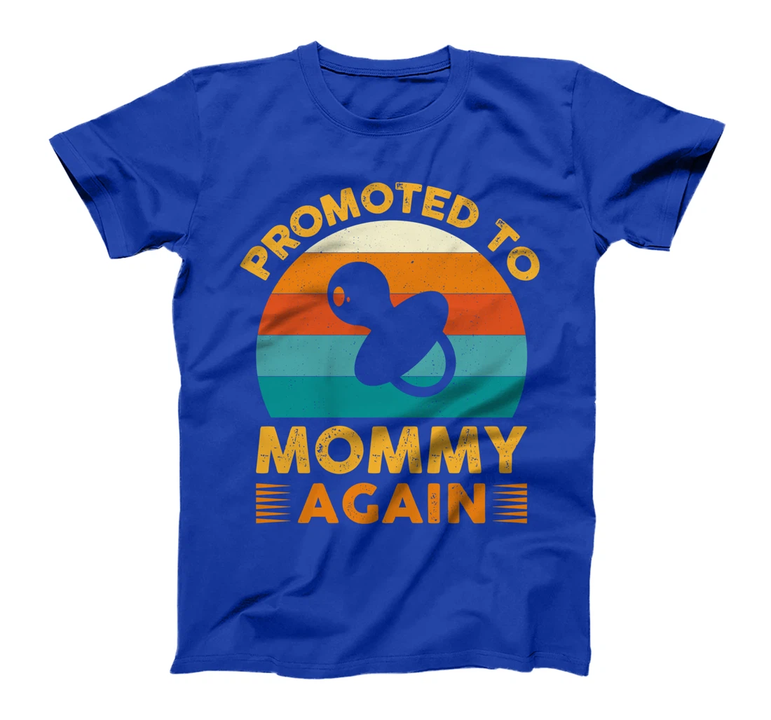 Soon To Be Mommy Again Vintage Promoted To Mommy Again T-Shirt