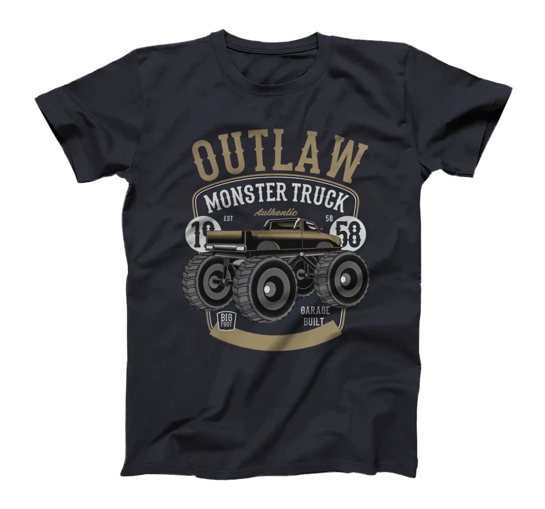 Outlaw Monster Truck Big Foot 58 Est T-Shirt