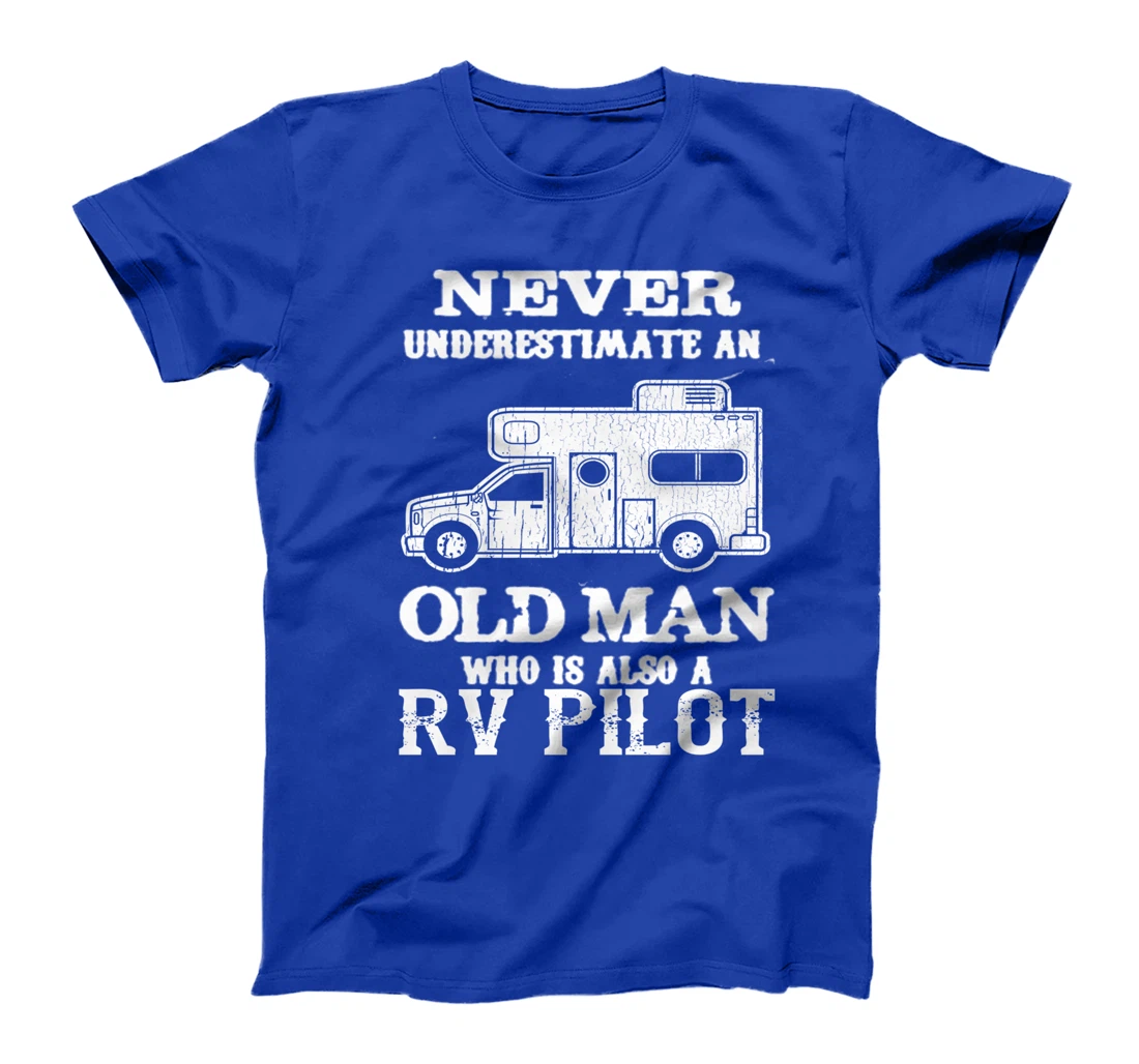 RV Pilot Camper Caravan Funny Camping Camp T-Shirt